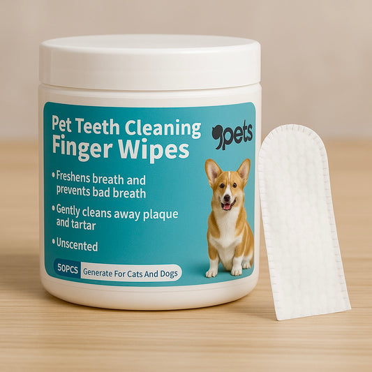 Gentle Dental Finger Wipes For Pets (Set of 50)🌟